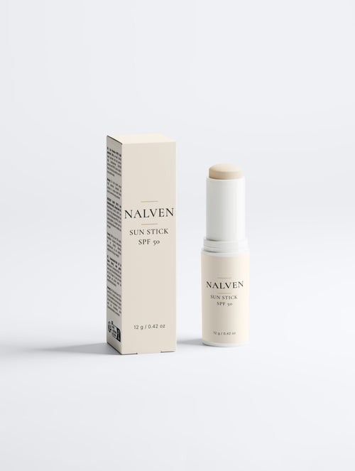 Sun Stick SPF 50 NALVEN – protetor solar mineral em stick 12 g