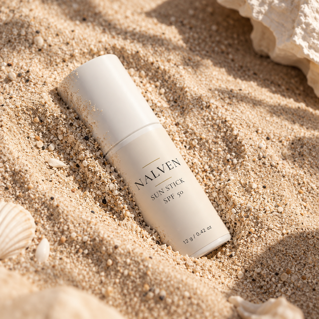 Sun Stick SPF 50 NALVEN 12 g – formato compacto e portátil para reaplicação